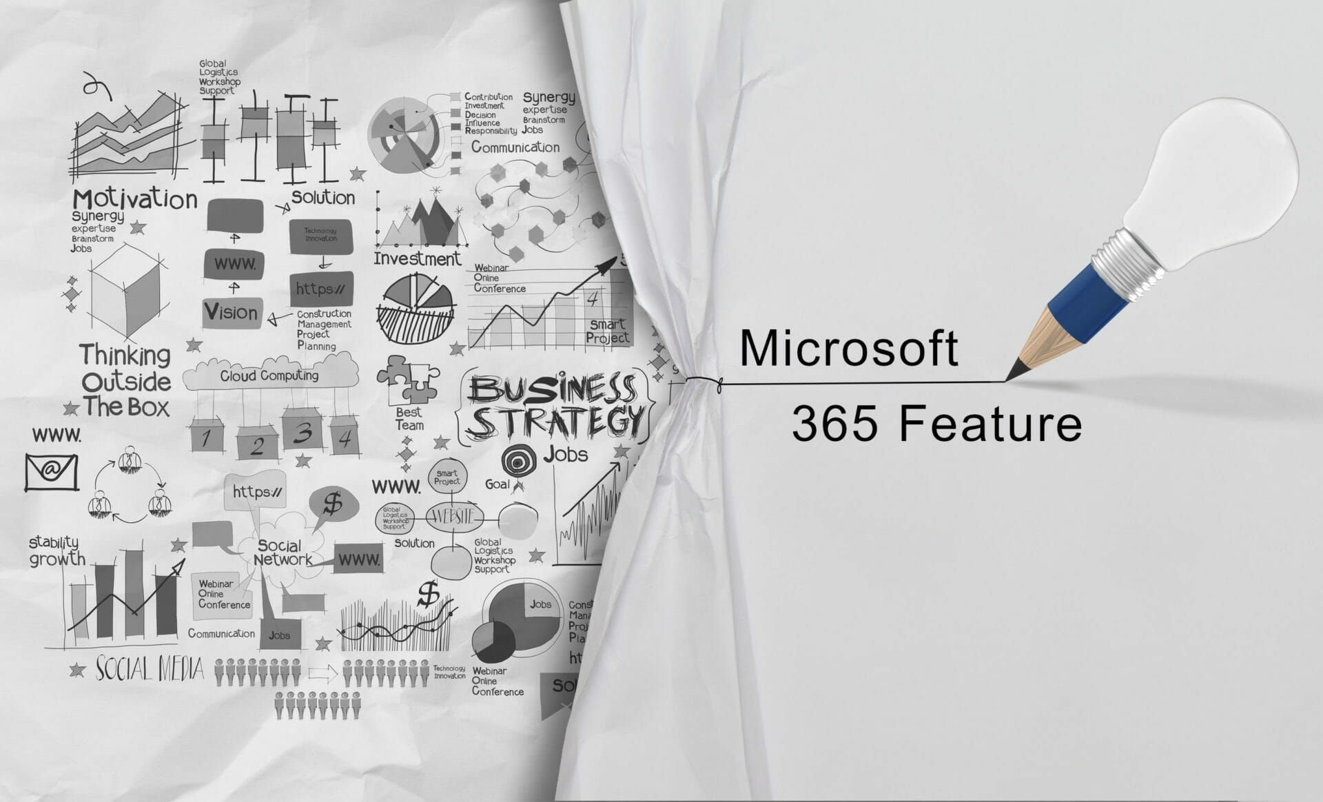 Microsoft 365 Curtain Reveal Tech Bulletin Header